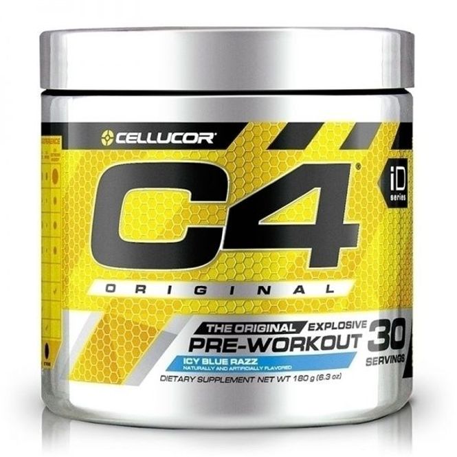 Hovedbilde C4 Pre-Workout 30 Serveringer Icy Blue Razz