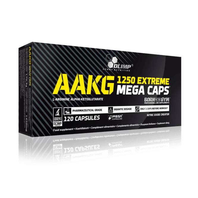 Hovedbilde Olimp AAKG 1250 Extreme Mega Caps 120 kapsler