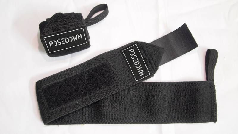 Posedown Wrist Wraps Black