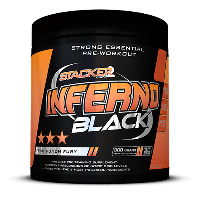 Hovedbilde Stacker2 Inferno Black PWO 30 Serveringer Orange