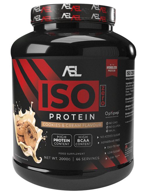 Hovedbilde ASL Whey ISO Zero 2kg Cookies & Cream