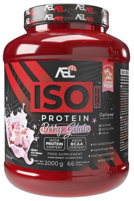 Hovedbilde ASL Whey ISO Zero 2kg Berry Gelato - Limited Summer Edition