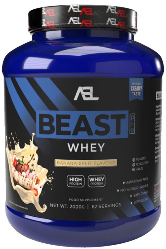 ASL Beast Whey 2kg Banana Split