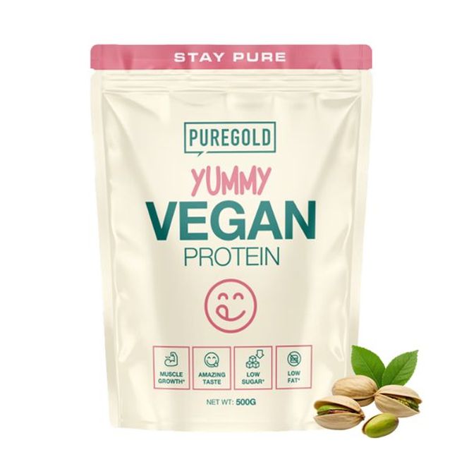 Hovedbilde Pure Gold Yummy Vegan Protein 500g Pistachio