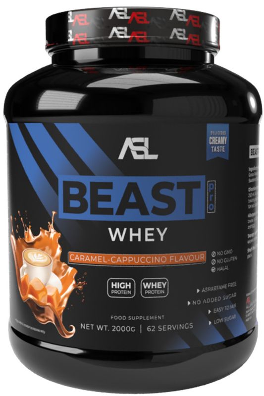 ASL Beast Whey 2kg Caramel Cappucino